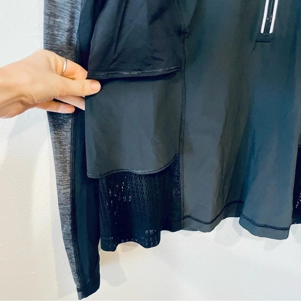 Lululemon Black Sun Runner Hybrid Pullover